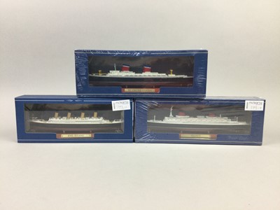 Lot 175 - A LOT OF SEVEN EDITIONS ATLAS COLLECTIONS MODEL SHIPS
