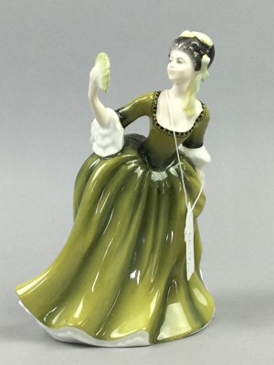 Lot 165 - A ROYAL DOULTON FIGURE OF 'MEDITATION' ALONG WITH OTHER ROYAL DOULTON FIGURES