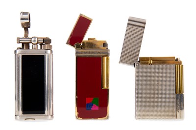 Lot 44 - A DUPONT, DUNHILL AND GIVENCHY LIGHTERS