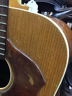 Lot 323 - AN AGMOND SIX STRING ACCOUSTIC GUITAR