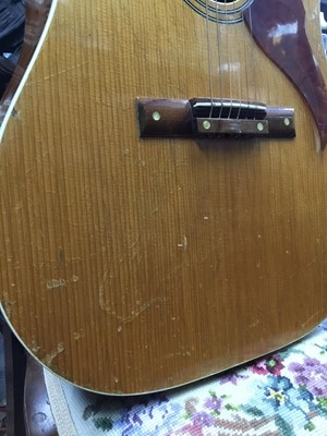 Lot 323 - AN AGMOND SIX STRING ACCOUSTIC GUITAR