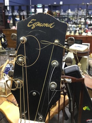 Lot 323 - AN AGMOND SIX STRING ACCOUSTIC GUITAR