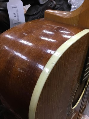 Lot 323 - AN AGMOND SIX STRING ACCOUSTIC GUITAR