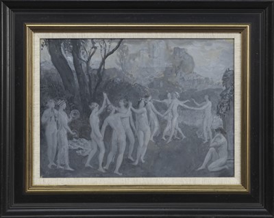 Lot 387 - AFTER CEZANNE, THE GRACES MOURNING, AN OIL BY JOHN BULLOCH SOUTER