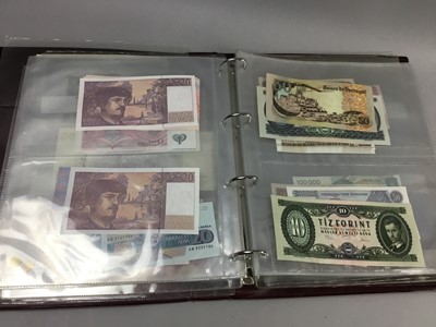 Lot 13 - A COLLECTION OF WORLD BANKNOTES