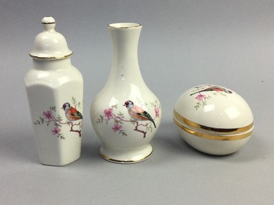 Lot 257 - A CARLTON WARE LEAF SHAPED DISH AND OTHER CERAMICS