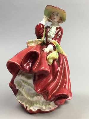 Lot 87 - A LOT OF FOUR GOEBEL FIGURES OF CHILDREN AND TWO ROYALD DOULTON FIGURES
