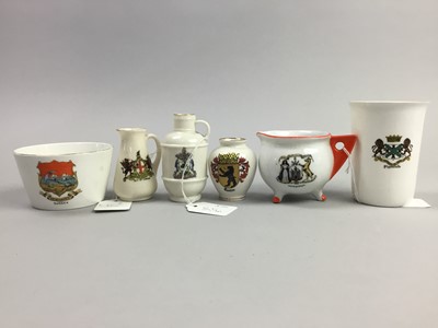 Lot 85 - A COLLECTION OF CRESTED CHINA
