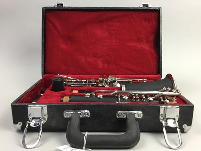 Lot 182 - A CLARINET IN FITTED CASE