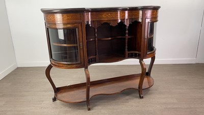 Lot 705 - A LATE VICTORIAN ROSEWOOD SIDEBOARD