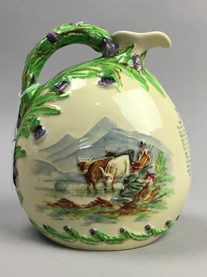 Lot 335 - A CROWN DEVON 'AULD LANG SYNE' JUG