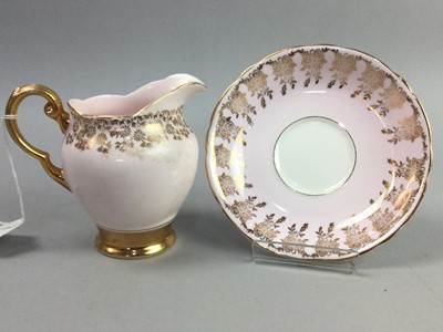 Lot 368 - A GLADSTONE GILT DECORATED PART TEA SERVICE