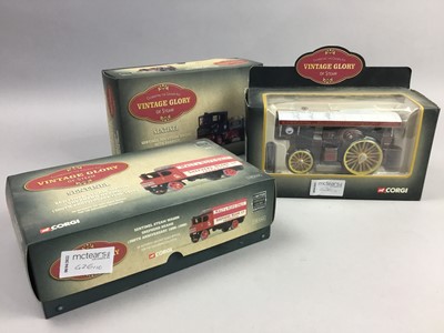 Lot 426 - A LOT OF TEN CORGI VINTAGE GLORY OF STEAM MODEL VEHICLES