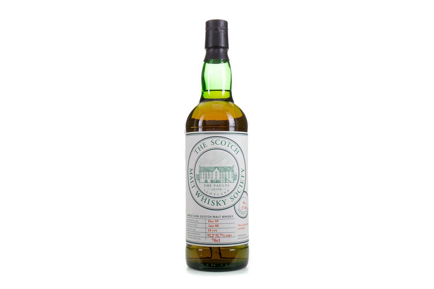 Lot 508 - SMWS 27.68 SPRINGBANK 1989 18 YEAR OLD