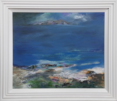 Lot 14 - HERE'S LOOKING AT YOU, BUNESSAN TO IONA, AN ACRYLIC BY ARIE VARDI