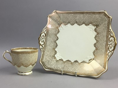 Lot 508 - A TUSCAN PART TEA SERVICE AND ANOTHER