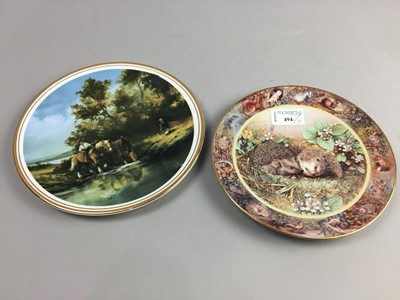 Lot 494 - A LOT OF TEN COLLECTOR'S CABINET PLATES