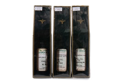 Lot 1519 - CELTIC F.C. IN EUROPE - THREE BOTTLES OF WHISKY