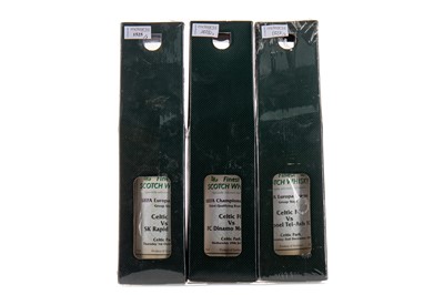 Lot 1525 - CELTIC F.C. IN EUROPE - THREE BOTTLES OF WHISKY