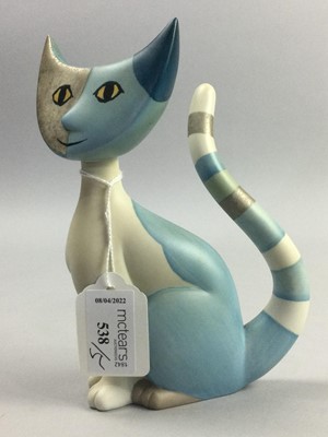 Lot 538 - A LOT OF FIVE GOEBEL CAT FIGURES