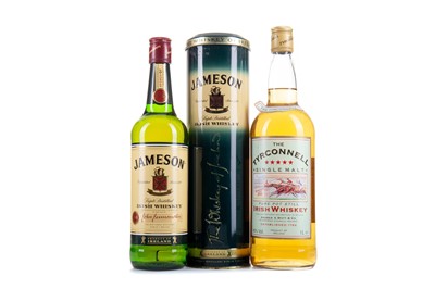Lot 204 - 2 BOTTLES OF IRISH WHISKEY - JAMESON AND THE TYRCONNEL 1L