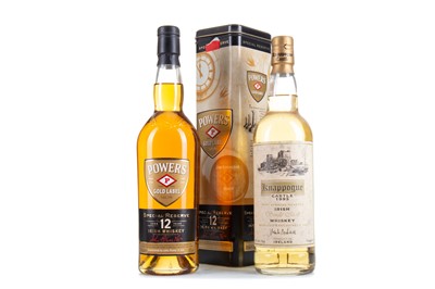 Lot 152 - KNAPPOGUE CASTLE 1993 AND POWERS 12 YEAR OLD GOLD LABEL