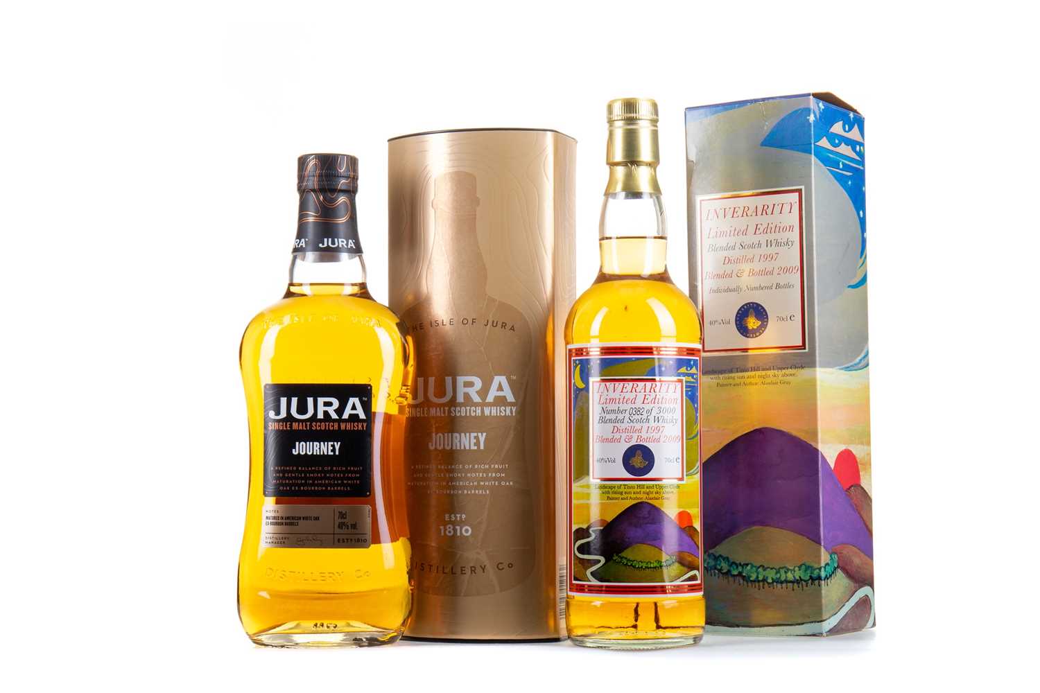 Lot 159 - JURA JOURNEY AND INVERARITY 1997 LIMITED EDITION BLEND