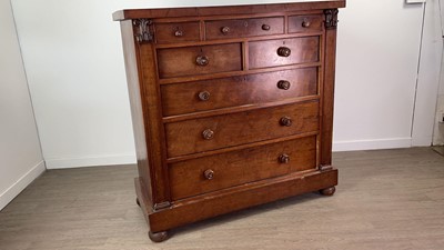 Lot 561 - A REGENCY MAHOGANY CHEST