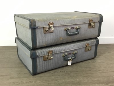 Lot 582 - A LOT OF TWO VINTAGE SKYLINE SUITCASES