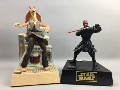 Lot 65 - A SET OF THREE STAR WARS THINKING TOY MONEY BOXES