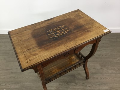Lot 211 - A VICTORIAN WALNUT OCCASIONAL TABLE