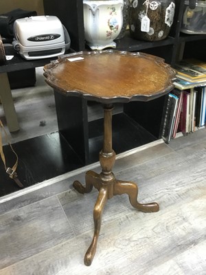 Lot 216 - A LOT OF FOUR REPRODUCTION WINE TABLES