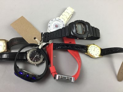 Lot 289 - A LOT OF GENT'S QUARTZ AND LED WATCHES