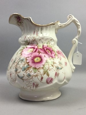 Lot 295 - AN S.F & CO 'CLYDE' TOILET JUG AND OTHER CERAMICS