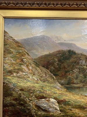 Lot 263 - CHILDREN IN THE HIGHLANDS, AN OIL BY CHRISTINA ALLAN
