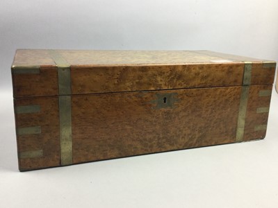 Lot 19 - A 19TH CENTURY WRITING SLOPE