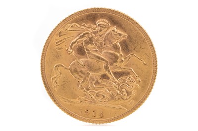 Lot 138 - A GEORGE V GOLD SOVEREIGN DATED 1914
