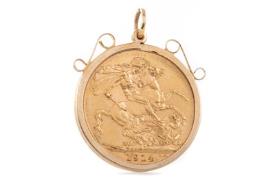 Lot 139 - A GEORGE V GOLD SOVEREIGN DATED 1914