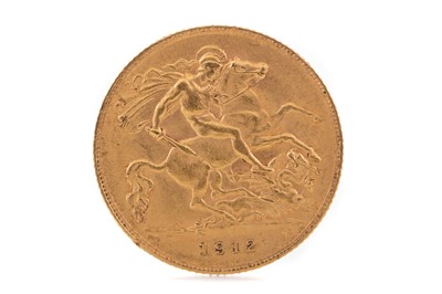 Lot 140 - A GEORGE V GOLD HALF SOVEREIGN DATED 1912