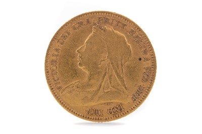Lot 143 - A VICTORIA GOLD HALF SOVEREIGN DATED 1893