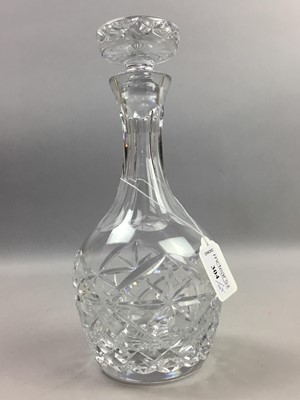 Lot 304 - A LOT OF CRYSTAL DECANTERS AND OTHER CRYSTAL WARE