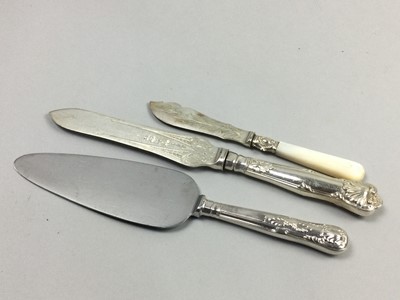 Lot 316 - A LOT OF VARIOUS PLATED FLATWARE