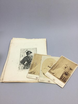 Lot 166 - A COLLECTION OF PHOTOGRAPHS AND PAPER EPHEMERA