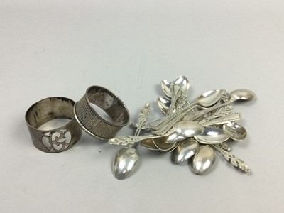 Lot 149 - A GROUP OF BRITISH AND CONTINENTAL SILVER