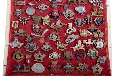 Lot 429 - A BOARD OF SWEETHEART BROOCHES