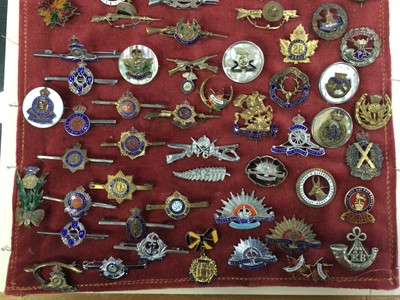 Lot 430 - A BOARD OF SWEETHEART BROOCHES