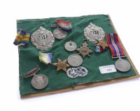 Lot 1152 - COLLECTION OF WWI & WWII MILITARY MEDALS AND...