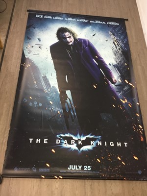 Lot 918 - A LARGE ORIGINAL THEATRICAL RELEASE  PROMOTIONAL BANNER FOR THE DARK KNIGHT