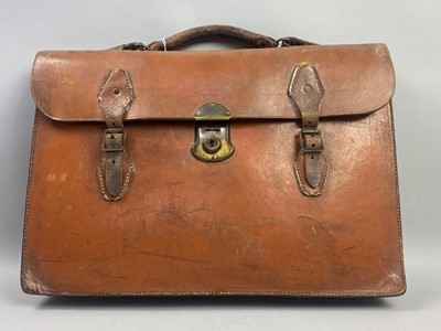 Lot 130 - A LOT OF FOUR LEATHER SATCHELS