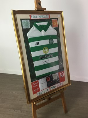 Lot 484 - A LOU MACARI SIGNED CELTIC JERSEY